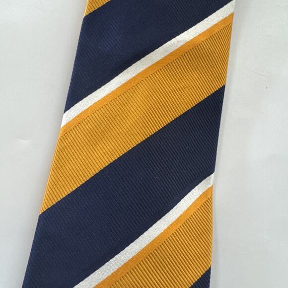 VINTAGE XMI Platinum Tie 100% Silk Geometric Necktie Business Formalwear - Picture 2 of 9